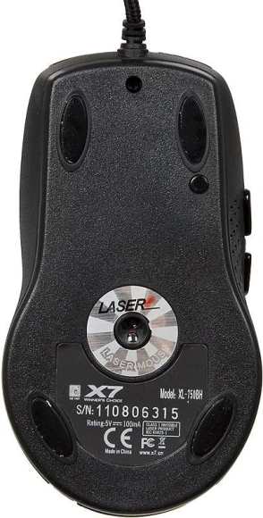 Мышь A4Tech XL-750BH рисунок лазерная 3600dpi USB 6but Мышь A4Tech XL-750BH рисунок лазерная 3600dpi USB 6but