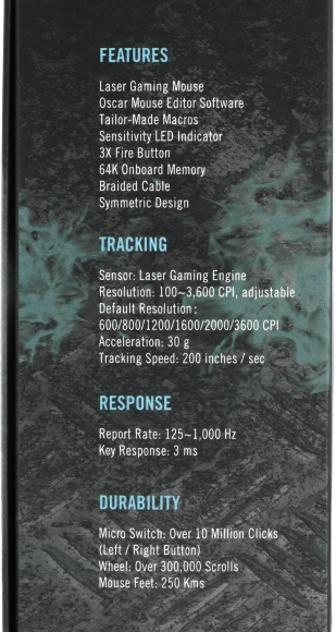 Мышь A4Tech XL-750BH рисунок лазерная 3600dpi USB 6but Мышь A4Tech XL-750BH рисунок лазерная 3600dpi USB 6but