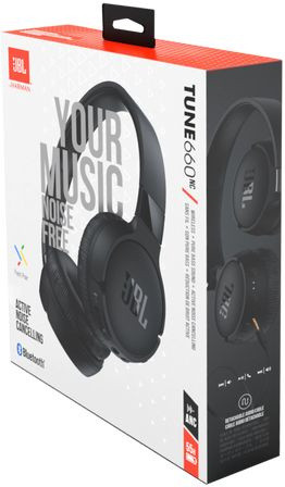 Гарнитура накладные JBL Tune 660BT NC черный беспроводные bluetooth оголовье (JBLT660NCBLK)