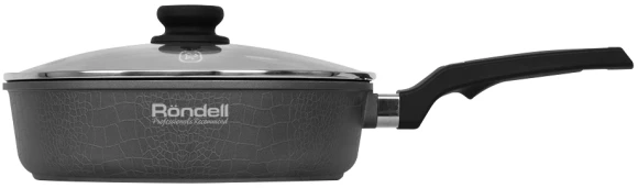 Сотейник Rondell Escurion Grey RDA-1125 4.0л. d=28см (с крышкой) серый Сотейник Rondell Escurion Grey RDA-1125 4.0л. d=28см (с крышкой) серый