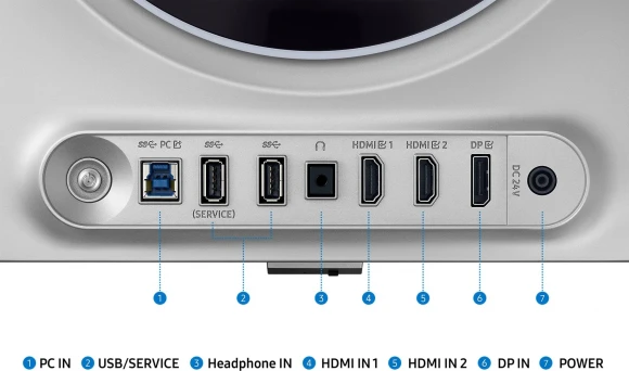 Монитор Samsung 27" Odyssey G6 S27DG600SIXCI черный OLED LED 1ms 16:9 HDMI матовая HAS Piv 250cd 178гр/178гр 2560x1440 360Hz FreeSync Premium Pro DP Quad 2K (1440p) USB 6.9кг