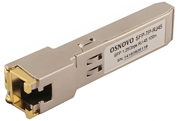 Модуль Osnovo SFP-TP-RJ45 Модуль Osnovo SFP-TP-RJ45