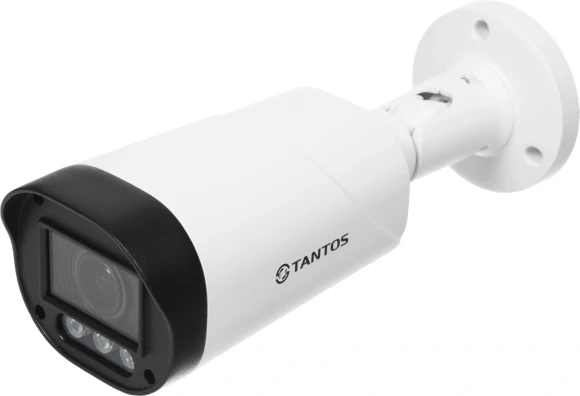 Камера видеонаблюдения аналоговая Tantos TSc-P1080pUVCv 2.8-12мм HD-CVI HD-TVI цв. корп.:белый/черный (00-00156691)