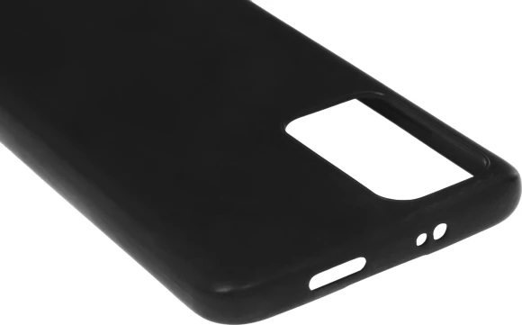 Чехол (клип-кейс) BoraSCO для Xiaomi Poco M4 Pro Silicone Case черный (матовый) (70106)