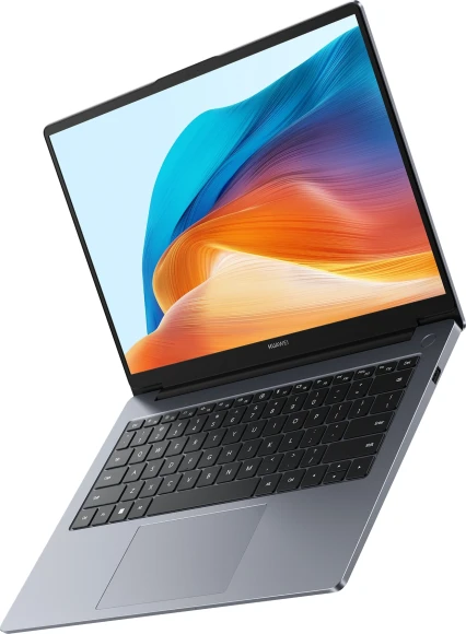 Ноутбук Huawei MateBook D 14 MDG-X Core i5 13420H 16Gb SSD512Gb Intel UHD Graphics 14" IPS FHD (1920x1200) без ОС grey space WiFi BT Cam (53014BSB)