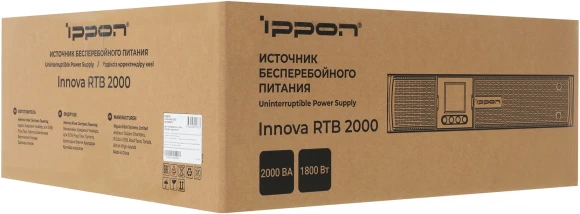 Источник бесперебойного питания Ippon Innova RTB 2000 1800Вт 2000ВА черный