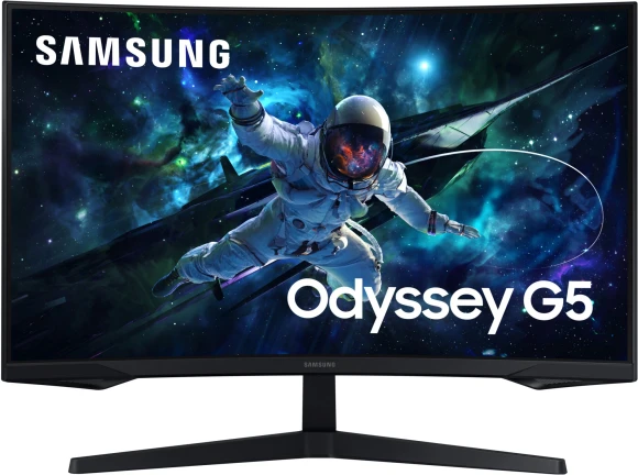 Монитор Samsung 27" Odyssey G5 S27CG550EI черный VA LED 1ms 16:9 HDMI матовая 300cd 178гр/178гр 2560x1440 165Hz FreeSync DP 2K USB 4.1кг Монитор Samsung 27" Odyssey G5 S27CG550EI черный VA LED 1ms 16:9 HDMI матовая 300cd 178гр/178гр 2560x1440 165Hz FreeSync DP 2K USB 4.1кг