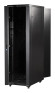 Шкаф серверный Lanmaster (TWT-CBB-42U-8X10-G1) напольный 42U 800x1000мм пер.дв.стекл задн.дв.двуст. 2 бок.пан. 800кг черный IP20