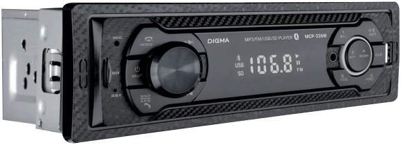 Автомагнитола Digma MCP-226W 1DIN 4x45Вт 2