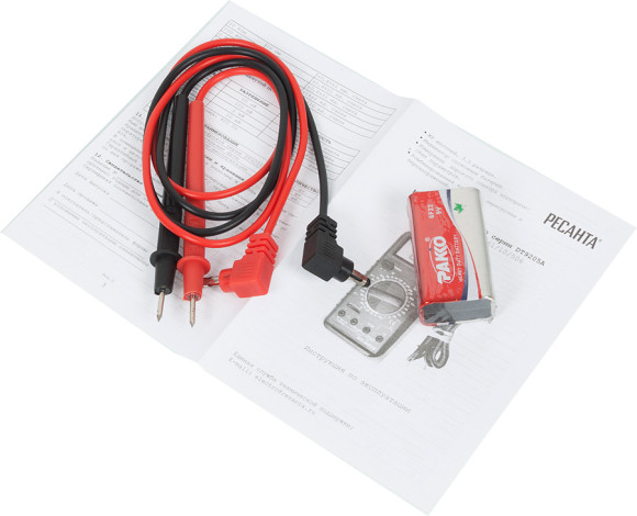 Мультиметр Ресанта DT 9205A цифровой черный/желтый