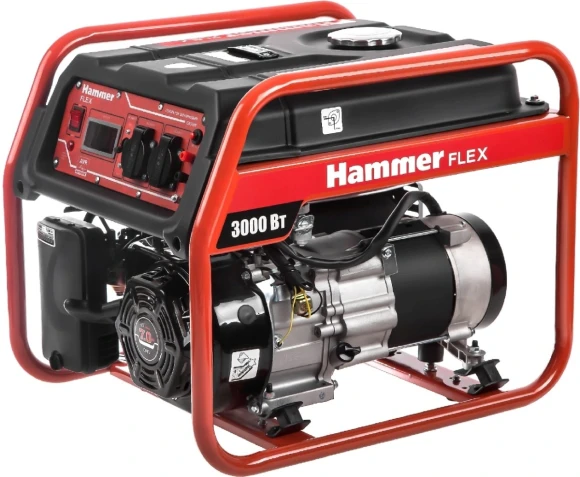 Генератор Hammer Flex GN3000 3кВт Генератор Hammer Flex GN3000 3кВт