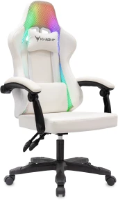 Кресло игровое Zombie 51 черный Light-20 крестов. пластик