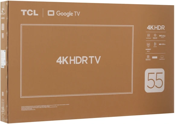 Телевизор LED TCL 55" 55P6K черный 4K Ultra HD 60Hz DVB-T DVB-T2 DVB-C DVB-S DVB-S2 USB WiFi Smart TV