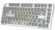 Клавиатура A4Tech MS76 механическая белый USB Multimedia for gamer LED кабель 1.8м