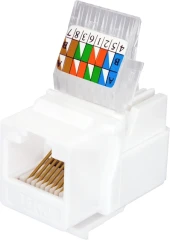 Модуль Suprlan 10-0312-1 информ. KeystoneRJ45 1 кат.5E UTP бел. Модуль Suprlan 10-0312-1 информ. KeystoneRJ45 1 кат.5E UTP бел.