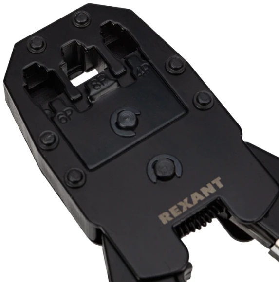 Инструмент обжимной Rexant HT-200 12-3441 для RJ-45/RJ-12/RJ-11 зеленый