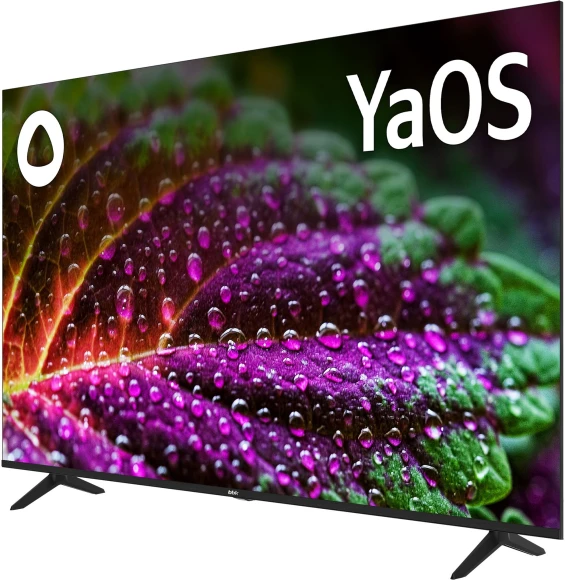 Телевизор QLED BBK 65" 65LED-9220/UTS2C (B) Яндекс.ТВ Frameless черный 4K Ultra HD 60Hz DVB-T2 DVB-C DVB-S2 USB WiFi Smart TV (RUS)