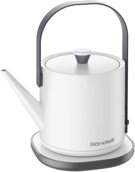 Чайник электрический Rondell RDE-WK813 0.8л. 1000Вт серый/черный корпус: металл