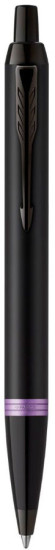 Ручка шариков. Parker IM Vibrant Rings K315 (2172951) Amethyst Purple PVD M син. черн. подар.кор.