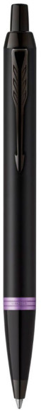 Ручка шариков. Parker IM Vibrant Rings K315 (2172951) Amethyst Purple PVD M син. черн. подар.кор.
