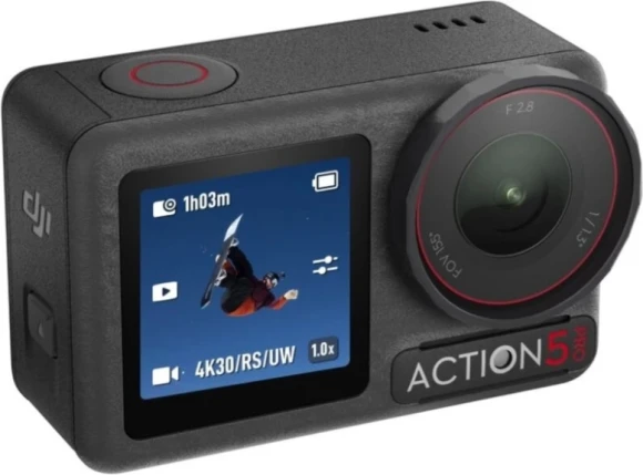 Экшн-камера Dji Osmo Action 5 Pro Adventure Combo 1xCMOS 12Mpix черный/черный