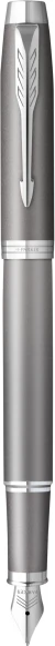 Ручка перьев. Parker IM Writing Rituals F331 (2203896) серый сталь нержавеющая F подар.кор.