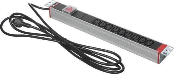 Блок распределения питания Rem R-16-9C13-V-440-3 гор.размещ. 9xC13 базовые 16A Schuko 3м