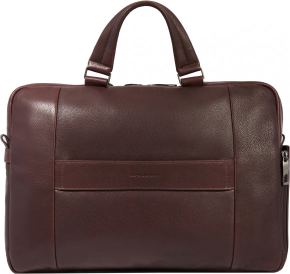 Деловая сумка Piquadro Carl CA6025S129/TM с отделением для ноутбука 15.6" темно-коричневая натур.кожа