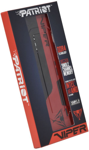 Память DDR4 32Gb 3200MHz Patriot PVE2432G320C8 Viper Elite II RTL Gaming PC4-25600 CL18 DIMM 288-pin 1.35В с радиатором Ret