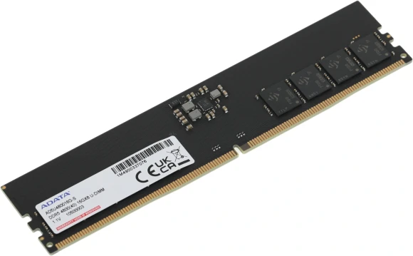 Память DDR5 16GB 4800MHz A-Data AD5U480016G-S RTL PC5-38400 CL40 DIMM 288-pin 1.1В single rank Ret Память DDR5 16GB 4800MHz A-Data AD5U480016G-S RTL PC5-38400 CL40 DIMM 288-pin 1.1В single rank Ret