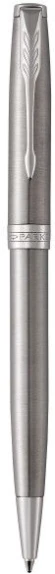 Ручка шариков. Parker Sonnet Core K526 (1931512) Stainless Steel CT M черн. черн. подар.кор.