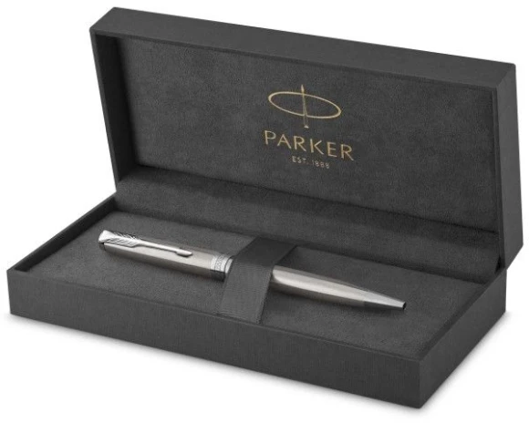 Ручка шариков. Parker Sonnet Core K526 (1931512) Stainless Steel CT M черн. черн. подар.кор.