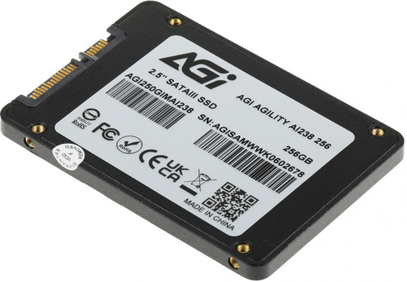 Накопитель SSD AGi SATA-III 256GB AGI250GIMAI238-CB AI238 2.5" Накопитель SSD AGi SATA-III 256GB AGI250GIMAI238-CB AI238 2.5"