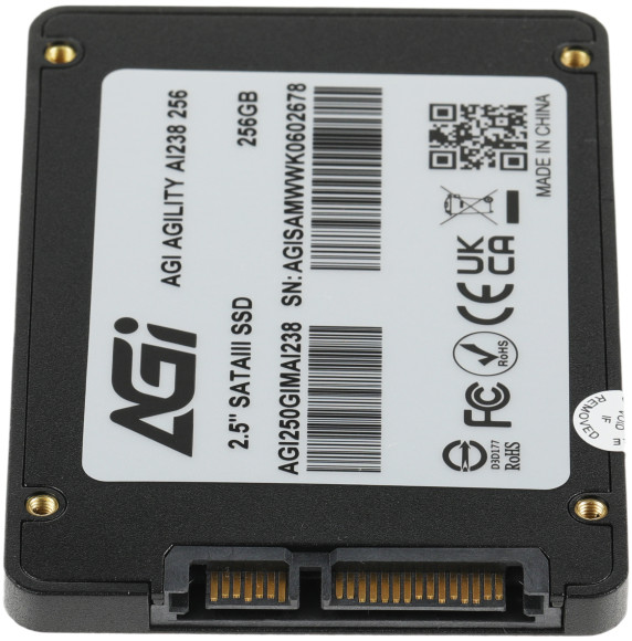 Накопитель SSD AGi SATA-III 256GB AGI250GIMAI238-CB AI238 2.5" Накопитель SSD AGi SATA-III 256GB AGI250GIMAI238-CB AI238 2.5"