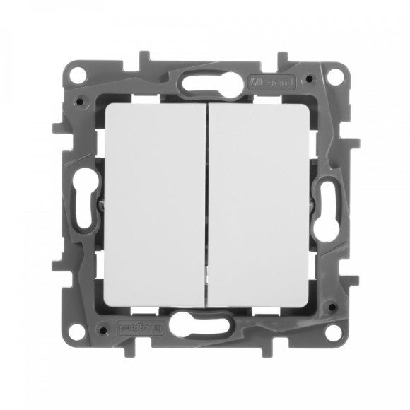 Выключатель Legrand Etika скрыт. 1кл. с подсветкой IP20 белый (672203)