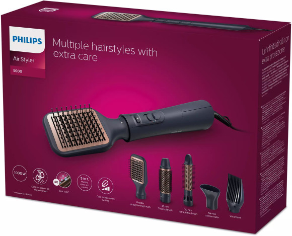 Фен-щетка Philips BHA530/00 1000Вт черный Фен-щетка Philips BHA530/00 1000Вт черный