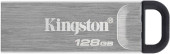 Флеш Диск Kingston 128GB DataTraveler Kyson DTKN/128GB USB3.2 серебристый/черный Флеш Диск Kingston 128GB DataTraveler Kyson DTKN/128GB USB3.2 серебристый/черный