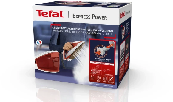 Парогенератор Tefal SV8110E0 2400Вт терракотовый/белый