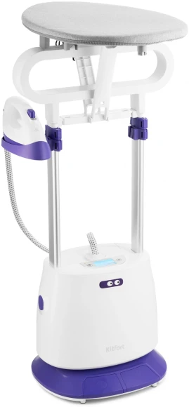 Отпариватель напольный Kitfort КТ-996 2300Вт белый/фиолетовый Отпариватель напольный Kitfort КТ-996 2300Вт белый/фиолетовый