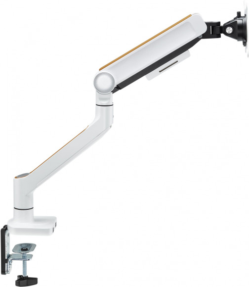 Кронштейн для мониторов Ultramounts UM732W белый/коричневый 17"-32" макс.8кг крепление к столешнице поворот и наклон