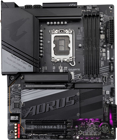 Материнская плата Gigabyte Z790 AORUS ELITE X WIFI7 Soc-1700 Intel Z790 4xDDR5 ATX AC`97 8ch(7.1) 2.5Gg RAID+HDMI+DP Материнская плата Gigabyte Z790 AORUS ELITE X WIFI7 Soc-1700 Intel Z790 4xDDR5 ATX AC`97 8ch(7.1) 2.5Gg RAID+HDMI+DP