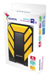 Жесткий диск A-Data USB3.0 2TB AHD710P-2TU31-CYL HD710Pro DashDrive Durable 2.5" желтый