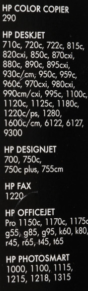 Картридж струйный HP 45 51645AE черный печ.гол.в компл. (930стр.) для HP DJ 7xxC/815C/880C/895C/9xxC/112xC/1220/6122/6127