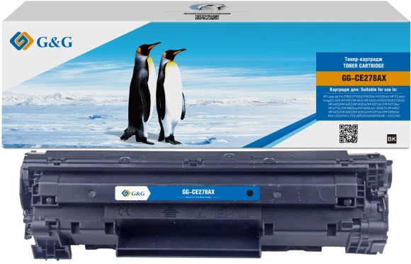 Картридж лазерный G&G GG-CE278AX черный (3000стр.) для HP LJ Pro P1560/P1566/P1606dn/M1536dnf MFP Картридж лазерный G&G GG-CE278AX черный (3000стр.) для HP LJ Pro P1560/P1566/P1606dn/M1536dnf MFP