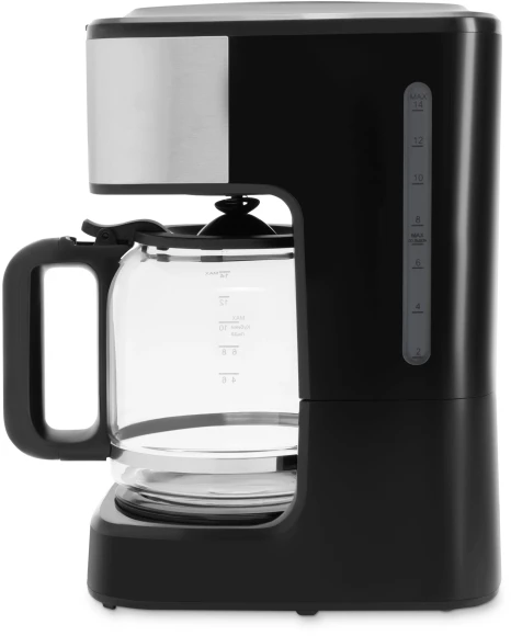 Кофеварка капельная Hyundai HYD-1212 900Вт черный/серебристый