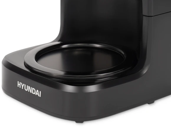 Кофеварка капельная Hyundai HYD-1212 900Вт черный/серебристый