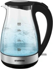Чайник электрический Starwind SKP3039 1.7л. 2200Вт черный корпус: стекло/пластик Чайник электрический Starwind SKP3039 1.7л. 2200Вт черный корпус: стекло/пластик