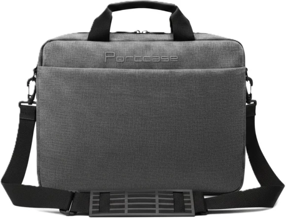 Сумка для ноутбука 14" Portcase KCB-1614 серый нейлон/полиэстер (KCB-1614 GREY)
