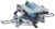 Торцовочная пила Makita LH1201FL 1650Вт 3800об/мин d=305мм