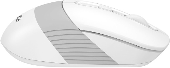 Мышь A4Tech Fstyler FB10CS белый/серый оптическая 2000dpi silent беспров. BT/Radio USB 4but (FB10CS USB GRAYISH WHITE)